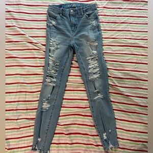 SOLD FB American Eagle high rise curvy jeggings